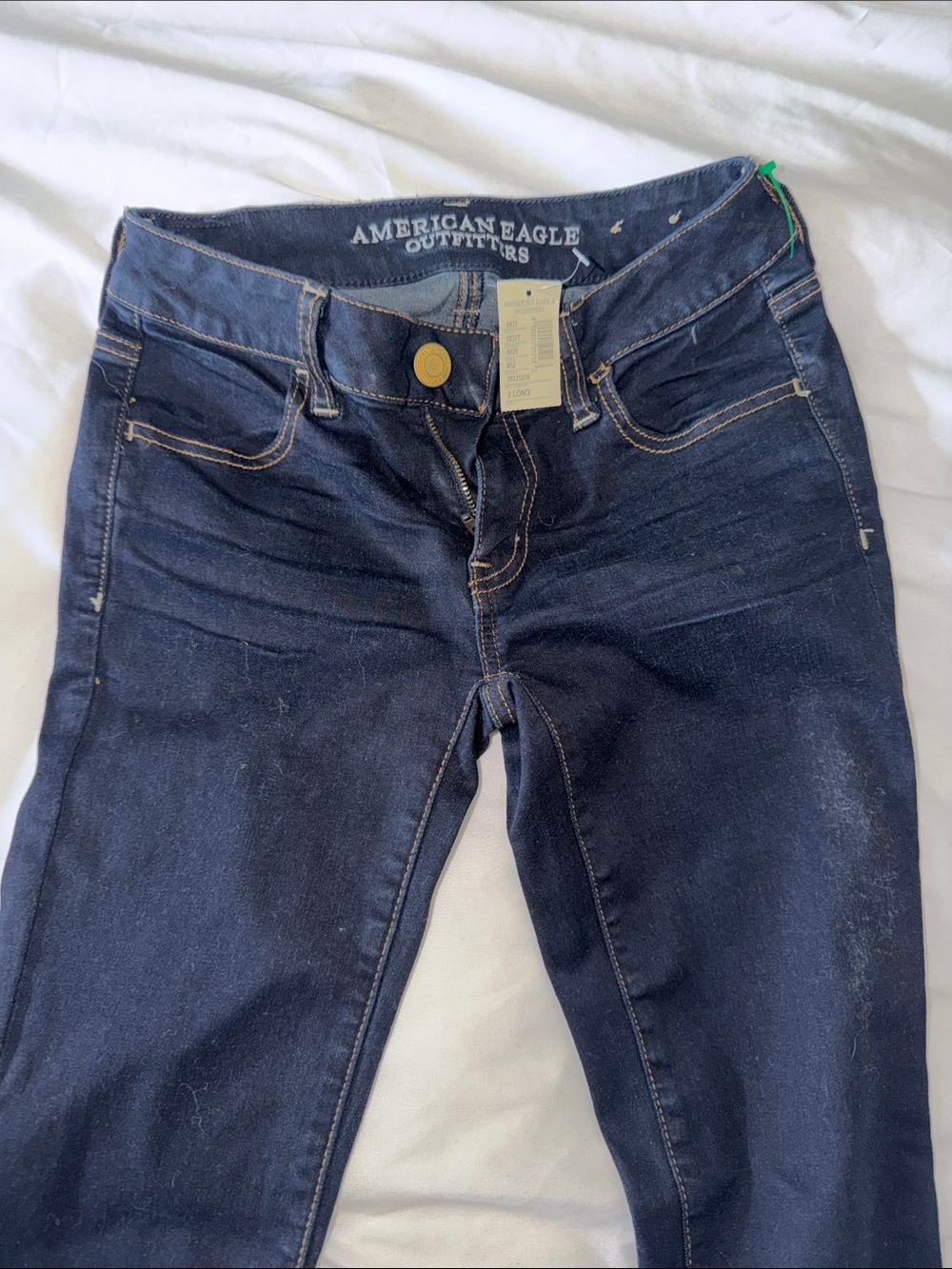 American Eagle Outfitters Navy Blue Women's Skinny Jeans